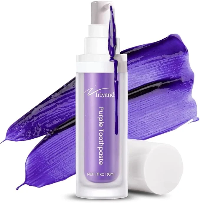Purple Toothpaste for Teeth Whitening